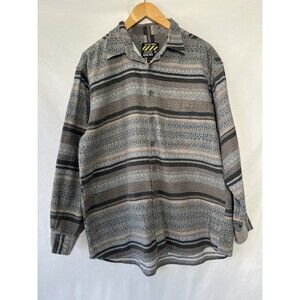 Big Rock Canyon Outdoor Men's Plaid Flannel Shirt Rugged Wear Cotton - Size L